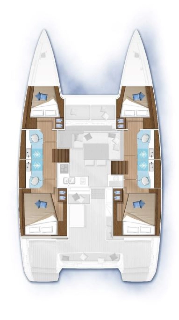 Wynajem Katamaran Lagoon z patentem 