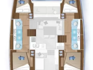 Wynajem Katamaran Lagoon z patentem 