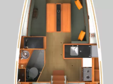 Wynajem Żaglowiec w Rogac - Jeanneau Sun Odyssey 349