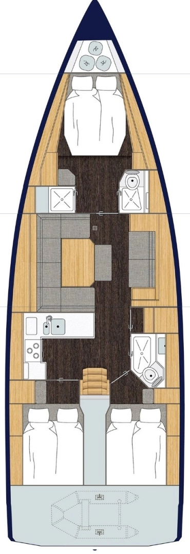 Wynajem Żaglowiec w Fethiye - Bavaria Bavaria C45
