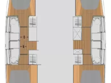 Fountaine Pajot Elba 45 między profesjonalistami a osobami prywatnymi w Fethiye