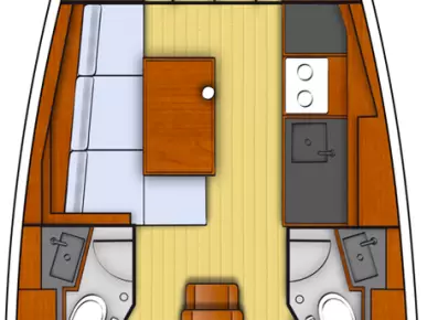 Wynajem łodzi Biograd na Moru tanio Oceanis 38.1