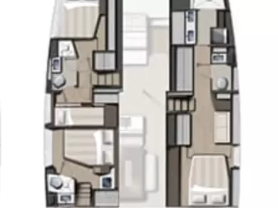 Wynajmij Katamaran z lub bez skippera Bali w Donji Seget