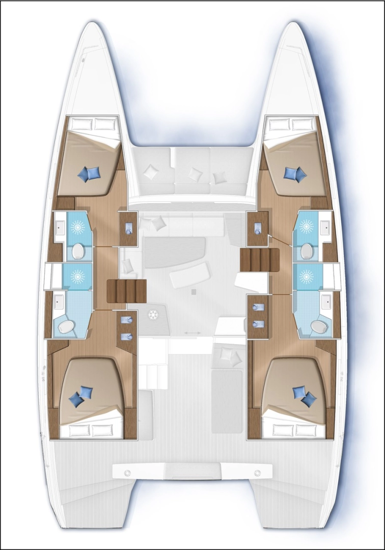 Lagoon Lagoon 42 między profesjonalistami a osobami prywatnymi w Donji Seget