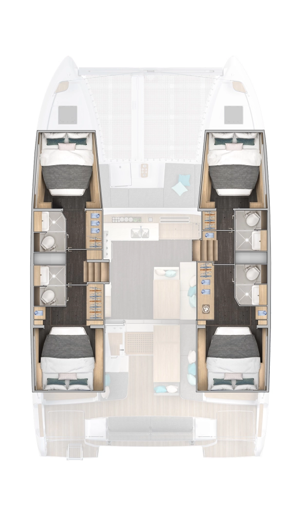 Wynajem łodzi Lagoon Lagoon 43 w Donji Seget na SamBoat 