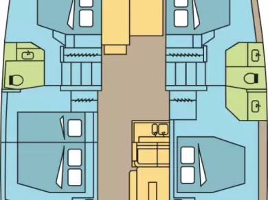 Wynajmij Katamaran z lub bez skippera Bali w Donji Seget