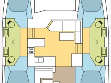 Wynajem Katamaran w Saint George's - Fountaine Pajot Astrea 42