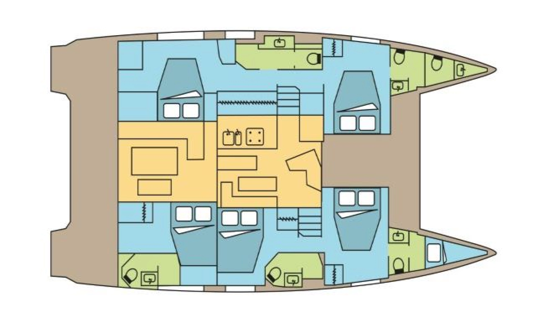 Wynajmij Katamaran z lub bez skippera Fountaine Pajot w Pozzuoli