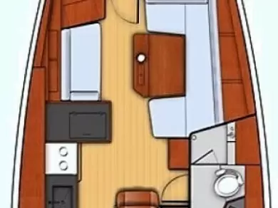 Wynajem Żaglowiec Bénéteau z patentem 