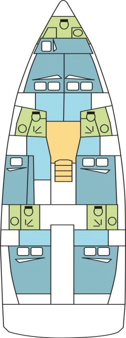 Wynajem łodzi Gouvia tanio Sun Loft 47