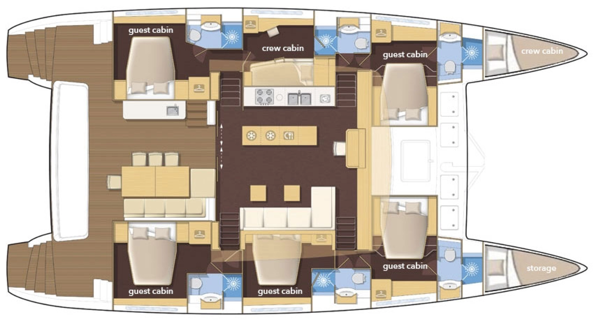 Wynajmij Katamaran z lub bez skippera Lagoon w Split