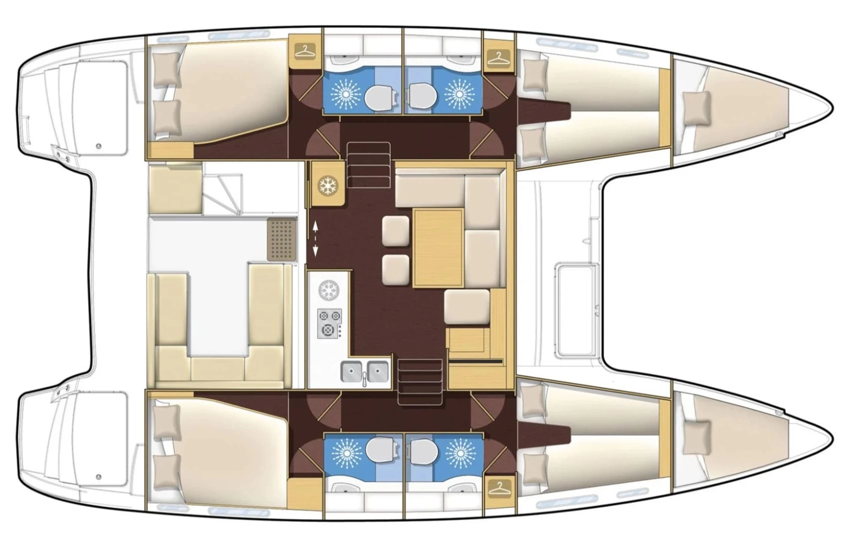 Wynajmij Katamaran z lub bez skippera Lagoon w Alimos