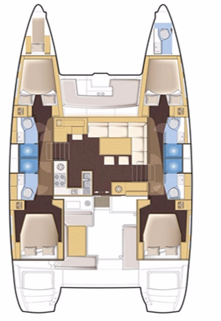 Wynajem łodzi Lagoon Lagoon 450 F w Alimos na SamBoat 