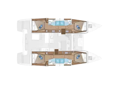 Wynajem Katamaran Lagoon z patentem 