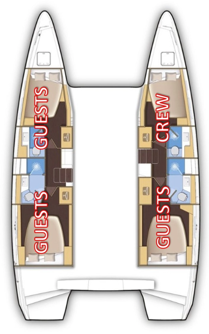 Wynajem łodzi Lagoon Lagoon 42 w Split na SamBoat 