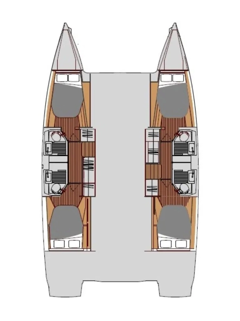 Wynajem Katamaran w Zadar - Fountaine Pajot Astrea 42