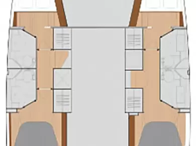 Fountaine Pajot Isla 40 między profesjonalistami a osobami prywatnymi w Paros (wyspa)