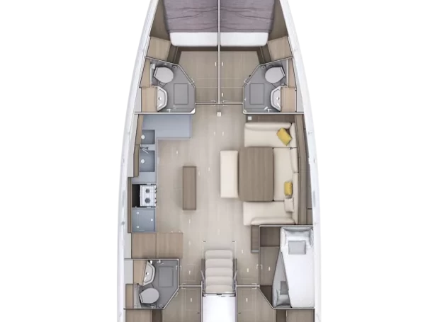 Wynajem łodzi Bénéteau Oceanis 52 - 6 cab. w Kos na SamBoat 