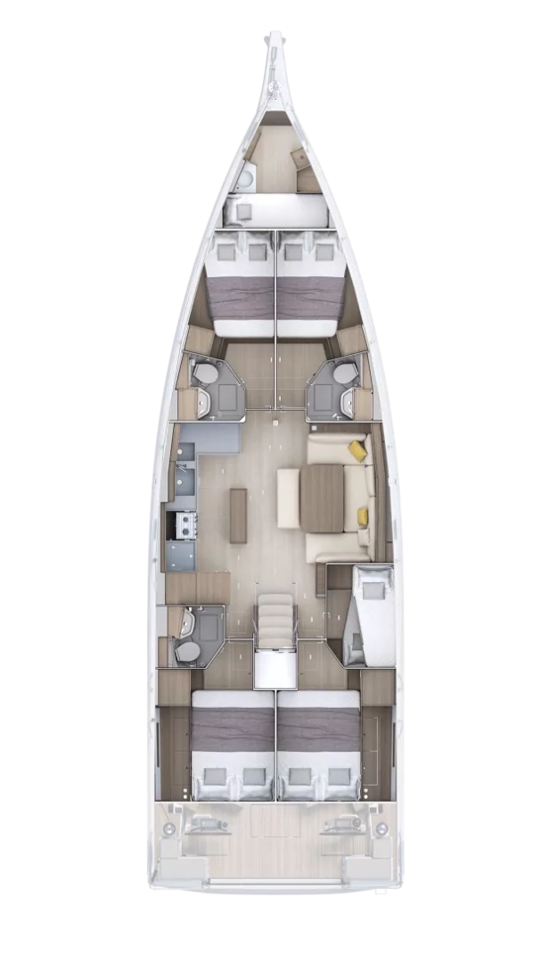 Wynajem łodzi Bénéteau Oceanis 52 - 6 cab. w Kos na SamBoat 