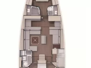 Dufour Dufour 530 między profesjonalistami a osobami prywatnymi w Road Town