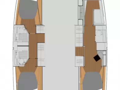 Fountaine Pajot Astrea 42 między profesjonalistami a osobami prywatnymi w Marsh Harbour