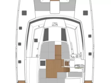 Fountaine Pajot Saba 50 między profesjonalistami a osobami prywatnymi w Ao Po