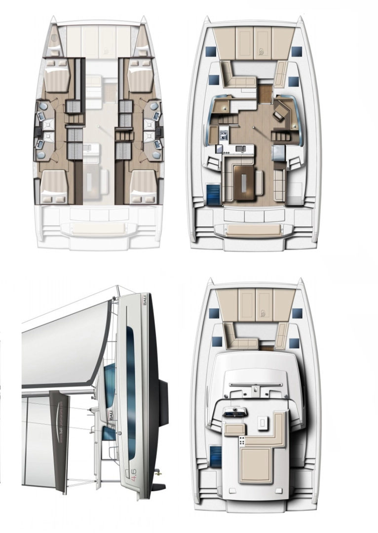 Wynajem łodzi Bali Bali 4.6 w Marmaris na SamBoat 