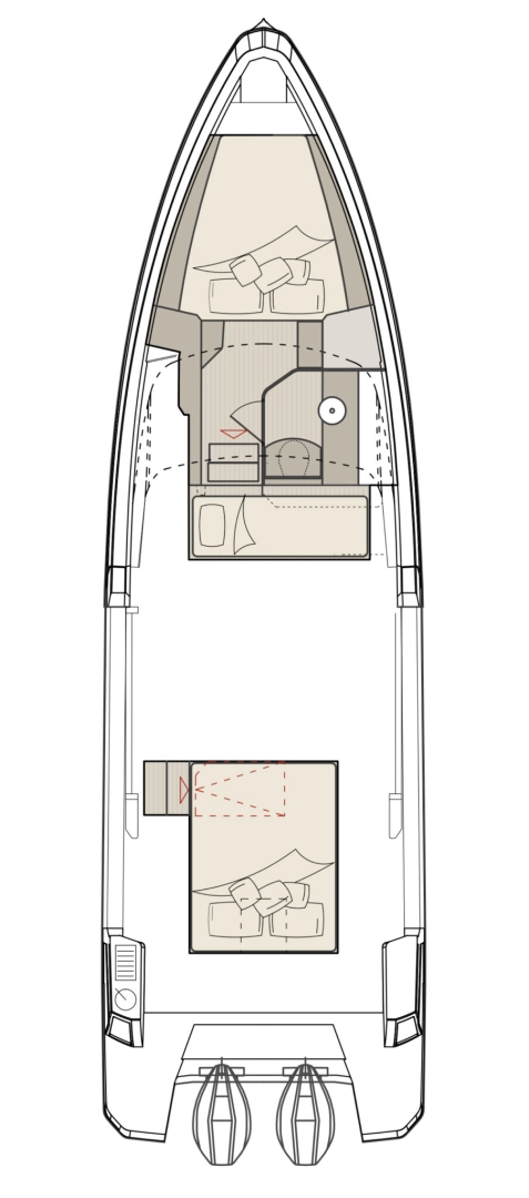 Wynajem Motorówka w Sukosan - Saxdor Saxdor 400 GTO