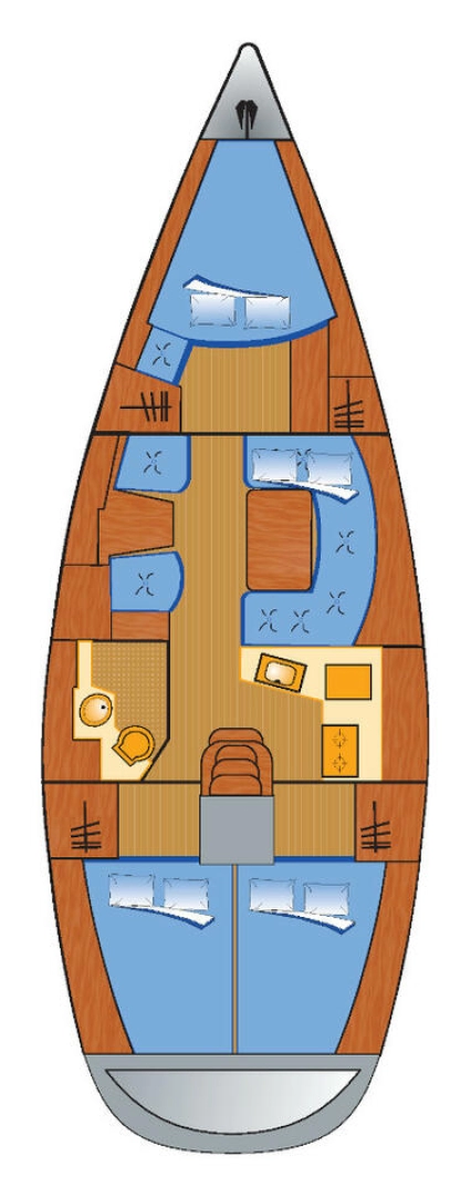 Jeanneau Sun Odyssey 40 między profesjonalistami a osobami prywatnymi w Barth