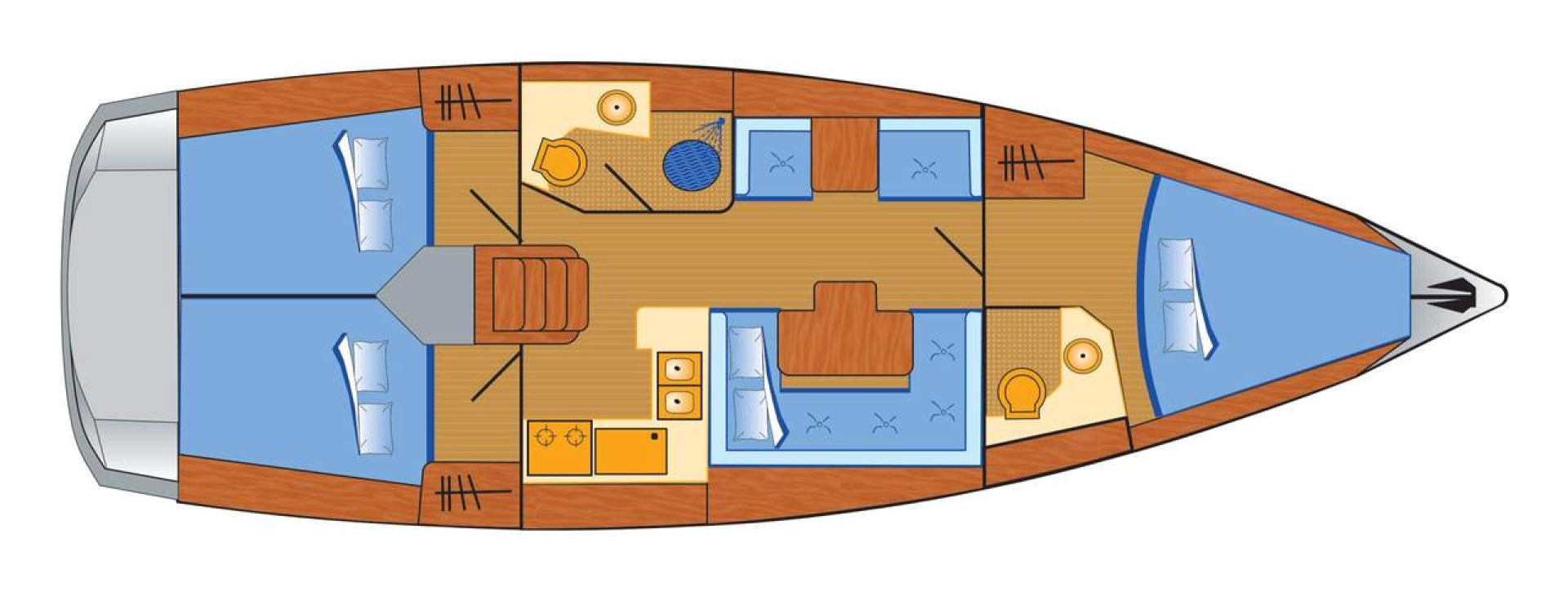 Wynajem łodzi Barth tanio Sun Odyssey 409