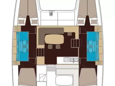 Wynajmij Lagoon Lagoon 400 S2 w Punta Ala