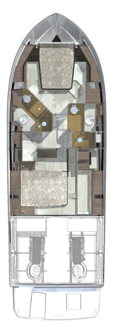 Wynajmij Cranchi Cranchi T43 Eco Trawler w Poltu Quatu