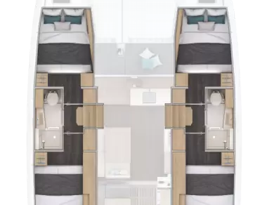 Wynajem Katamaran Lagoon z patentem 