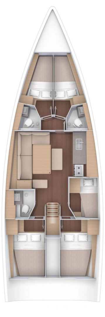 Wynajem łodzi Preveza tanio Dufour 460 Grand Large