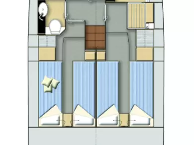 Bavaria Virtess 420 Fly między profesjonalistami a osobami prywatnymi w Trogir