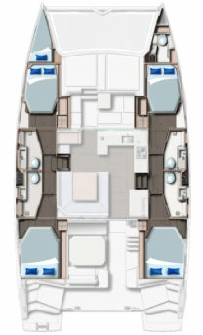 Wynajem łodzi Leopard Catamarans / Robertson & Caine Leopard 45 w Toulon na SamBoat 