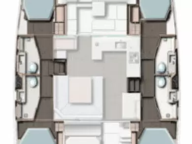 Wynajem łodzi Leopard Catamarans / Robertson & Caine Leopard 45 w Toulon na SamBoat 