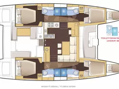 Lagoon Lagoon 450 między profesjonalistami a osobami prywatnymi w Parham Town