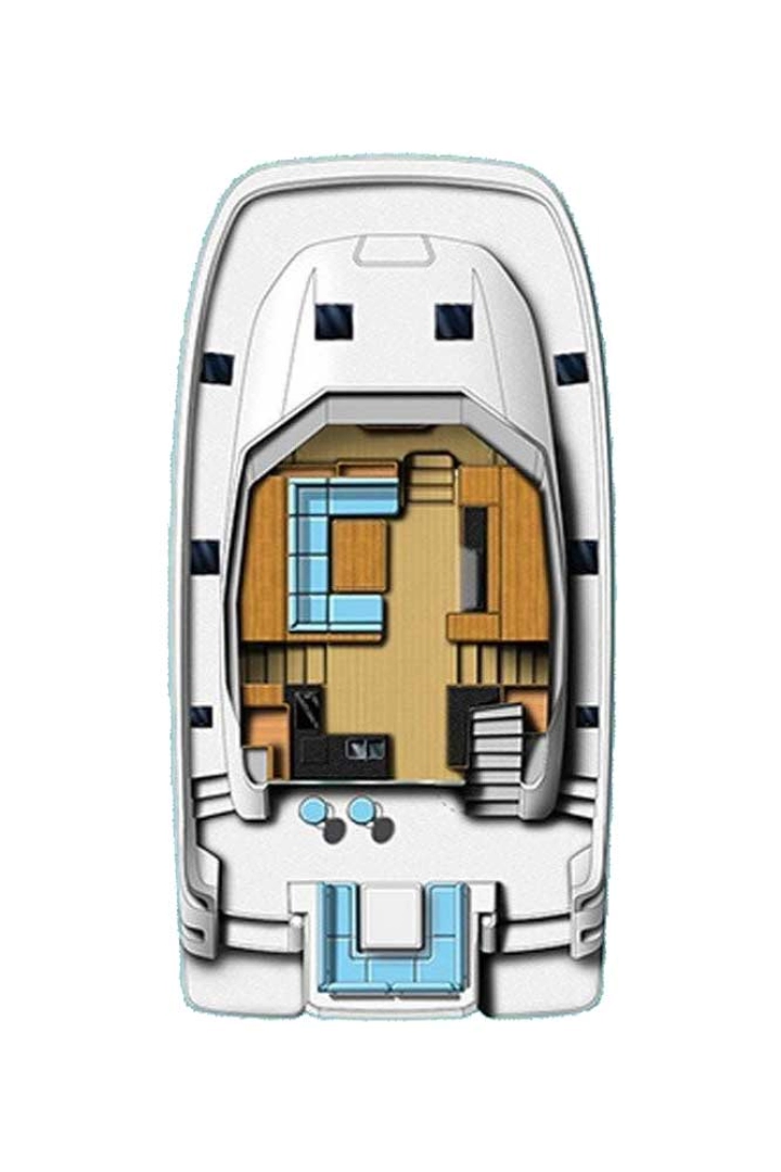 Wynajem łodzi Sibenik tanio Aquila 44