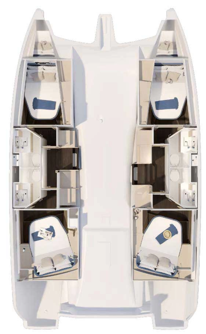 Wynajem łodzi Fountaine Pajot Fountaine Pajot FP 41 Quatuor 4 w Trogir na SamBoat 