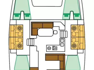 Wynajem łodzi Trogir tanio Lagoon 400 S2