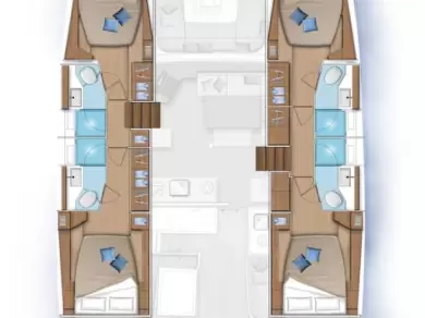 Wynajem w Sibenik- Lagoon Lagoon 46 na SamBoat