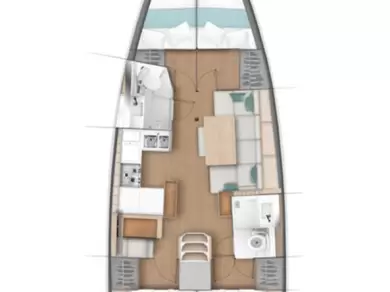 Wynajem w Donji Seget- Jeanneau Sun Odyssey 440 na SamBoat