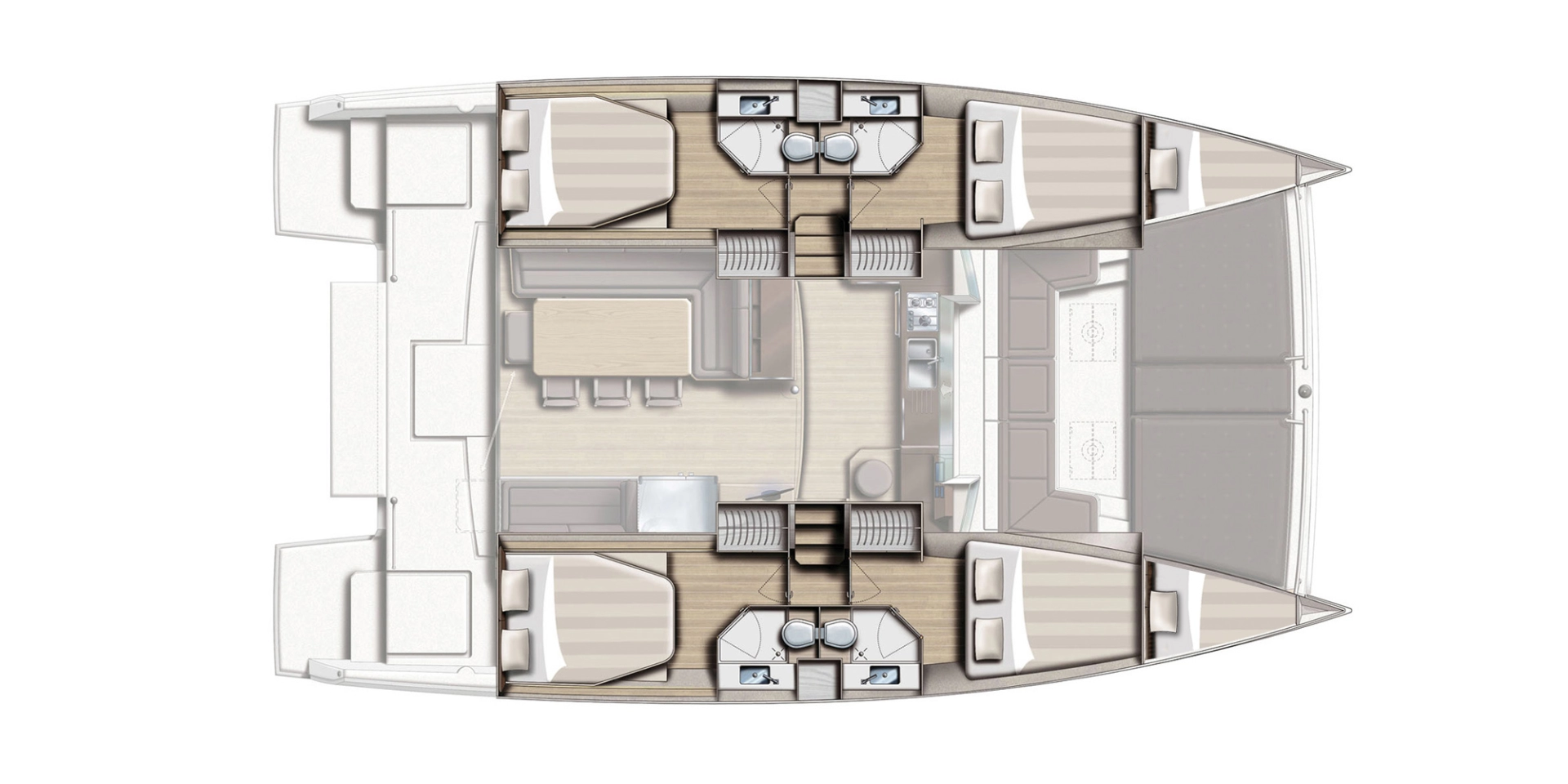 Wynajmij Katamaran z lub bez skippera Bali w Preveza