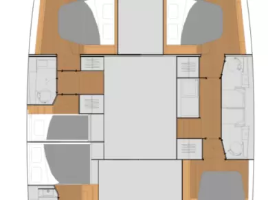 Fountaine Pajot Tanna 47 między profesjonalistami a osobami prywatnymi w Skradin