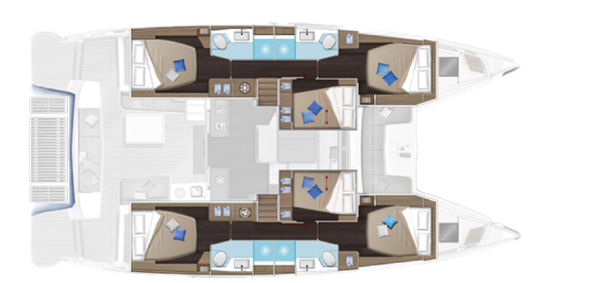 Wynajmij Katamaran z lub bez skippera Lagoon w Alimos