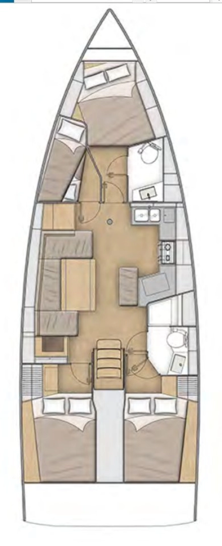 Wynajem Żaglowiec w Lavrio - Bénéteau Oceanis 40.1