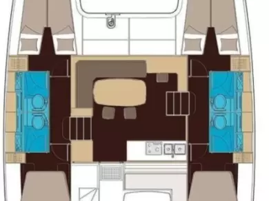 Wynajmij Katamaran z lub bez skippera Lagoon w Alimos