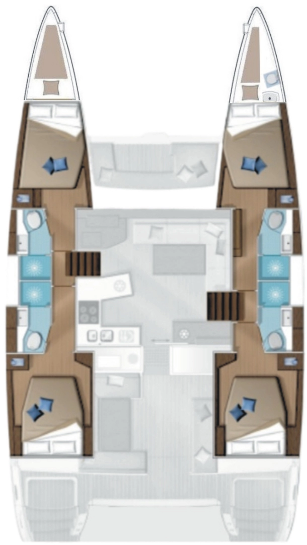 Wynajem Katamaran Lagoon z patentem 