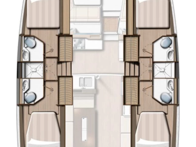 Wynajem Katamaran w Alimos - Bali Bali 4.2